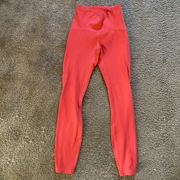 Lululemon Train Times HR Tight Coral Size 2 - Picture 5 of 7